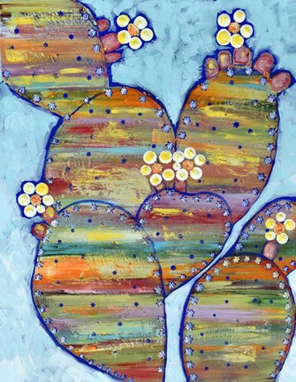Framed Prickly Pear Print