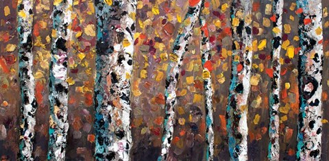 Framed Into the Woods Print