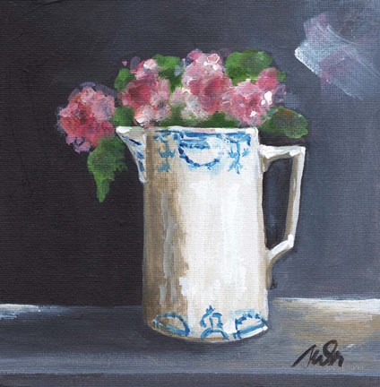 Framed Pink Roses Print