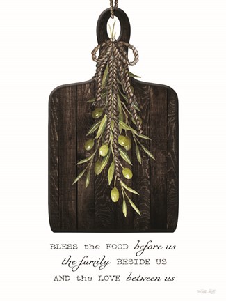 Framed Bless the Food Before Us Print