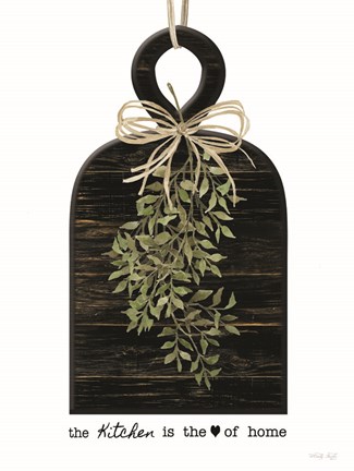 Framed Kitchen is the Heart of the Home Print