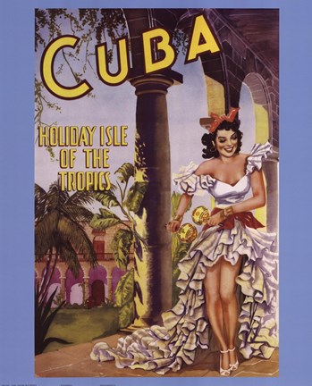 Framed Cuba Print