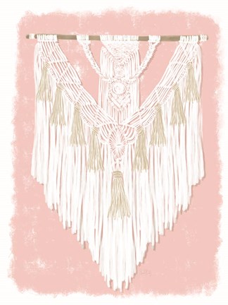 Framed Boho Wall Hanging I Print