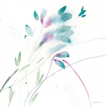 Framed Soft Blossoms Print