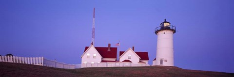 Framed Nobska Lighthouse Woods Hole Cape Cod Print