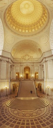 Framed Interior City Hall San Francisco Print