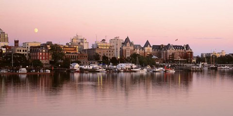 Framed Sunset Victoria British Columbia Canada Print