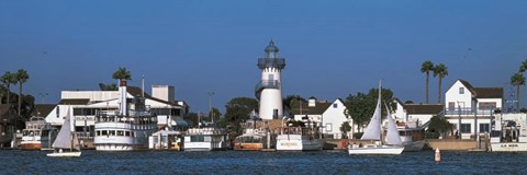 Framed Marina Los Angeles Print