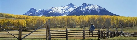 Framed Cowboy Ranch Print