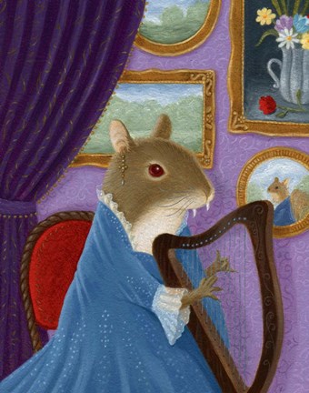 Framed Priscilla F. Foffenschnizzle Print