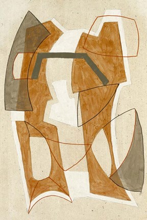 Framed Mid Cent Rust Print