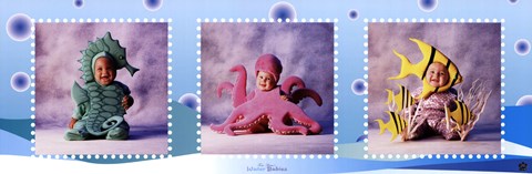 Framed Water Babies Print