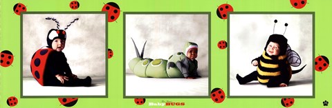 Framed Baby Bugs Print