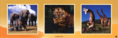 Framed Imaginary Safari Print