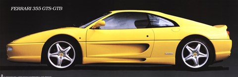 Framed Ferrari 355 Gts-Gtb Print