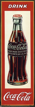 Framed Coca-Cola Print