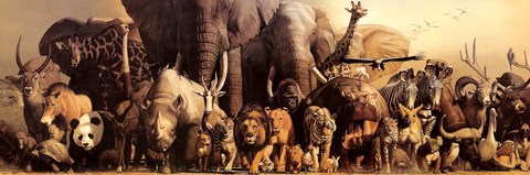 Framed Noah&#39;s Ark Print