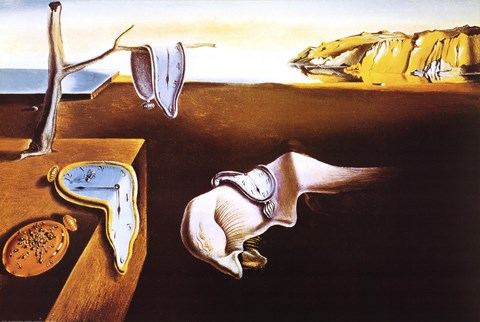 Framed Persistence of Memory, c.1931 Print