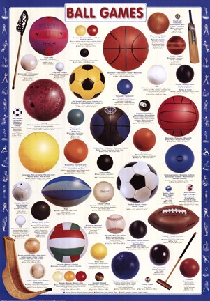 Framed Ball Games Print