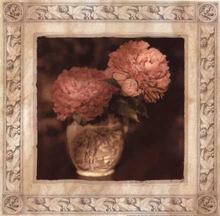 Framed Imperial Peony I Print