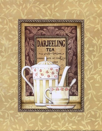 Framed Darjeeling Tea Print