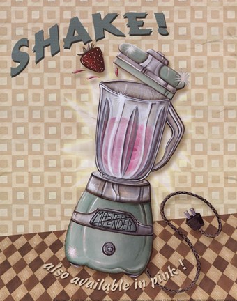 Framed Nifty Fifties - Shake Print