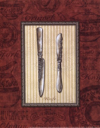 Framed Knife Print