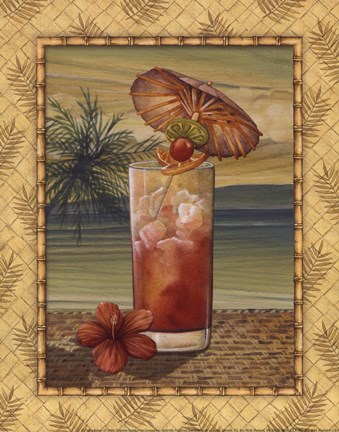 Framed Island Nectar III Print