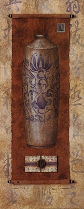 Framed China Vase III Print