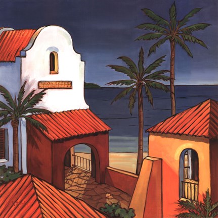 Framed Antigua II Print