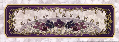 Framed Eau de Lavande Print