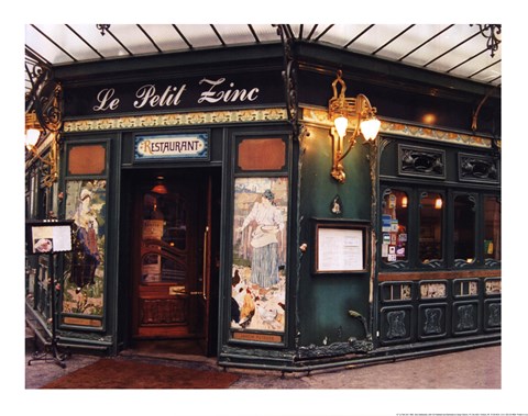 Framed Petit Zinc Print