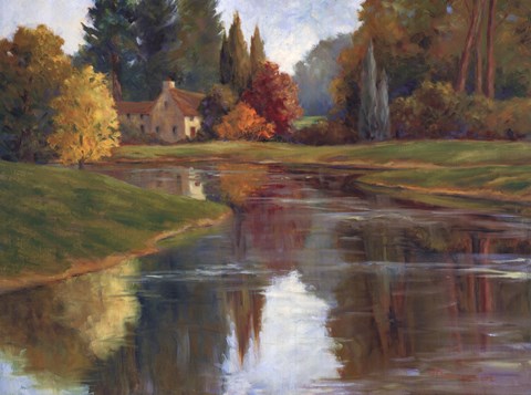 Framed Calm Waters I Print