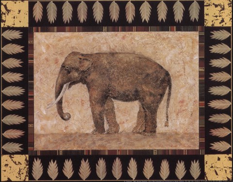 Framed Elephant Print