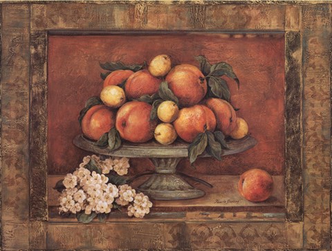 Framed Florentine Peach Print