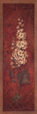 Framed Delphinium Print