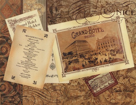 Framed Grand Hotel London Print