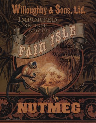 Framed Nutmeg Print