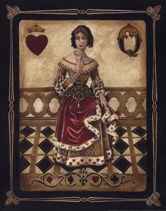 Framed Harlequin Queen Print