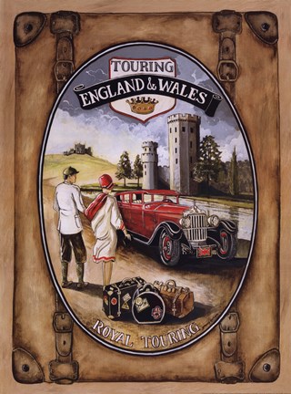 Framed Royal Touring Print