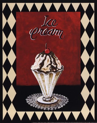 Framed Desserts IV Print