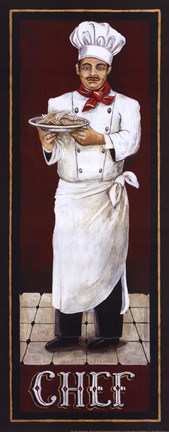 Framed Chef Print