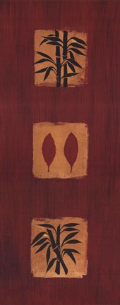 Framed Asian Panel I Print