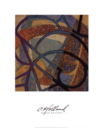 Framed Urban Puzzle I Print