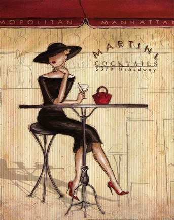 Framed Femme Elegante III Print