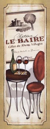 Framed Vin Rouge Print