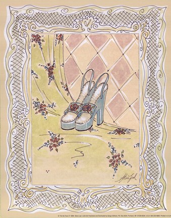 Framed on the Town II Print