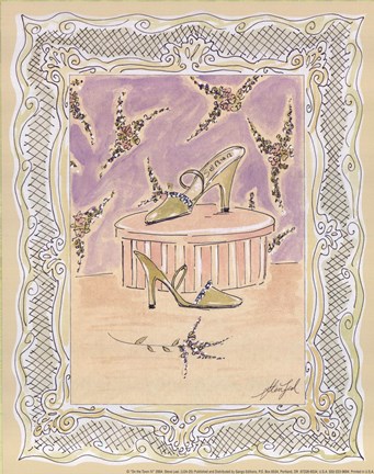 Framed on the Town IV Print