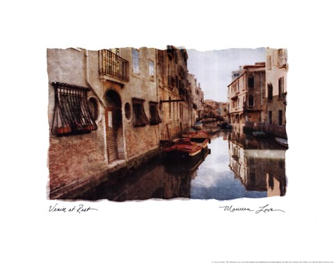 Framed Venice at Rest Print