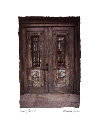 Framed Doors of Cuba II Print